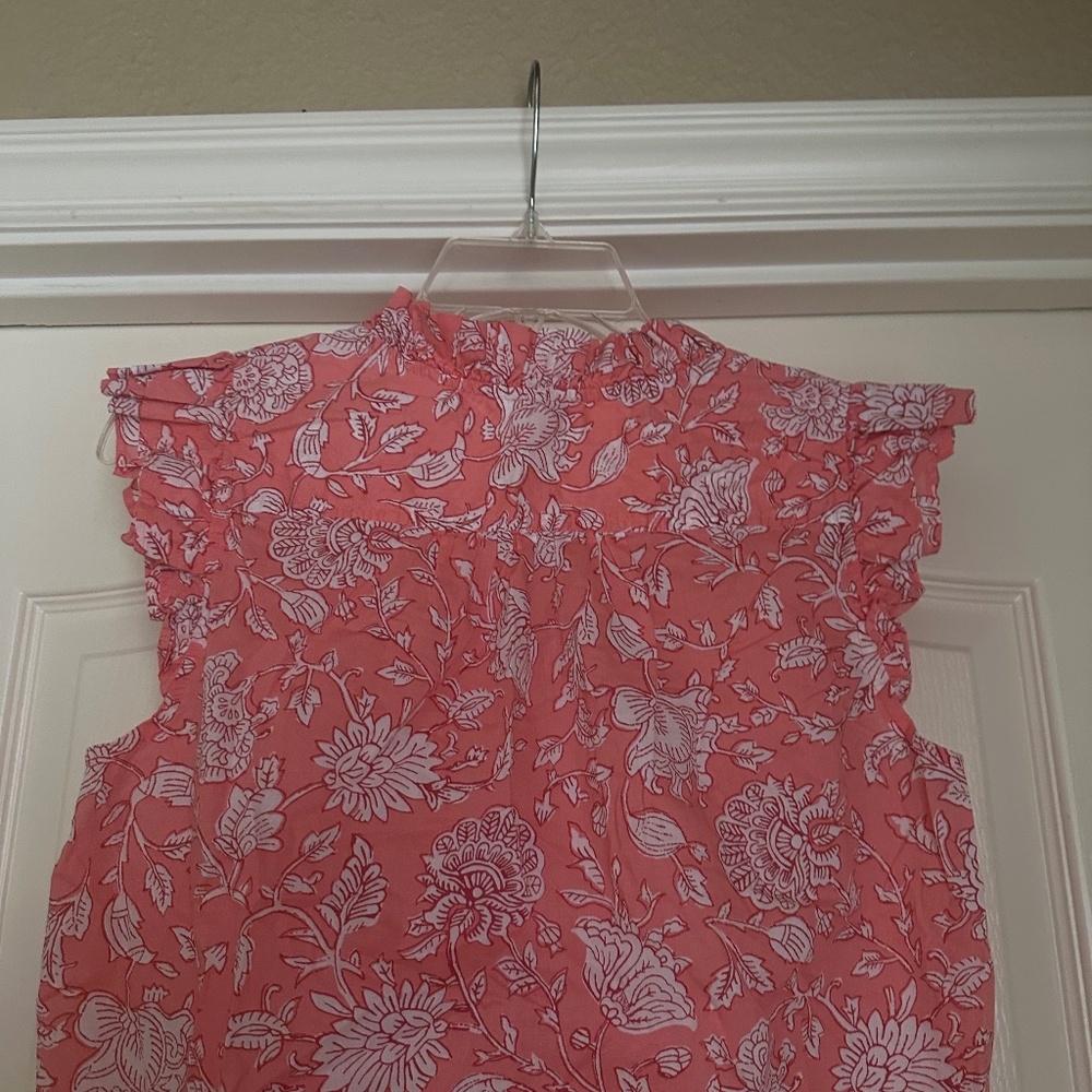 J Crew Ruffle Button Blouse - Picture 7 of 8